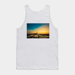 Artistic St Mary's Island Tank Top